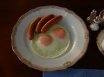 目玉焼き&ソーセージ